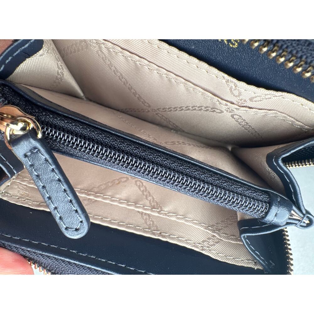 Michael Kors signature blue denim half dome crossbody bag and wallet - Picture 3 of 16
